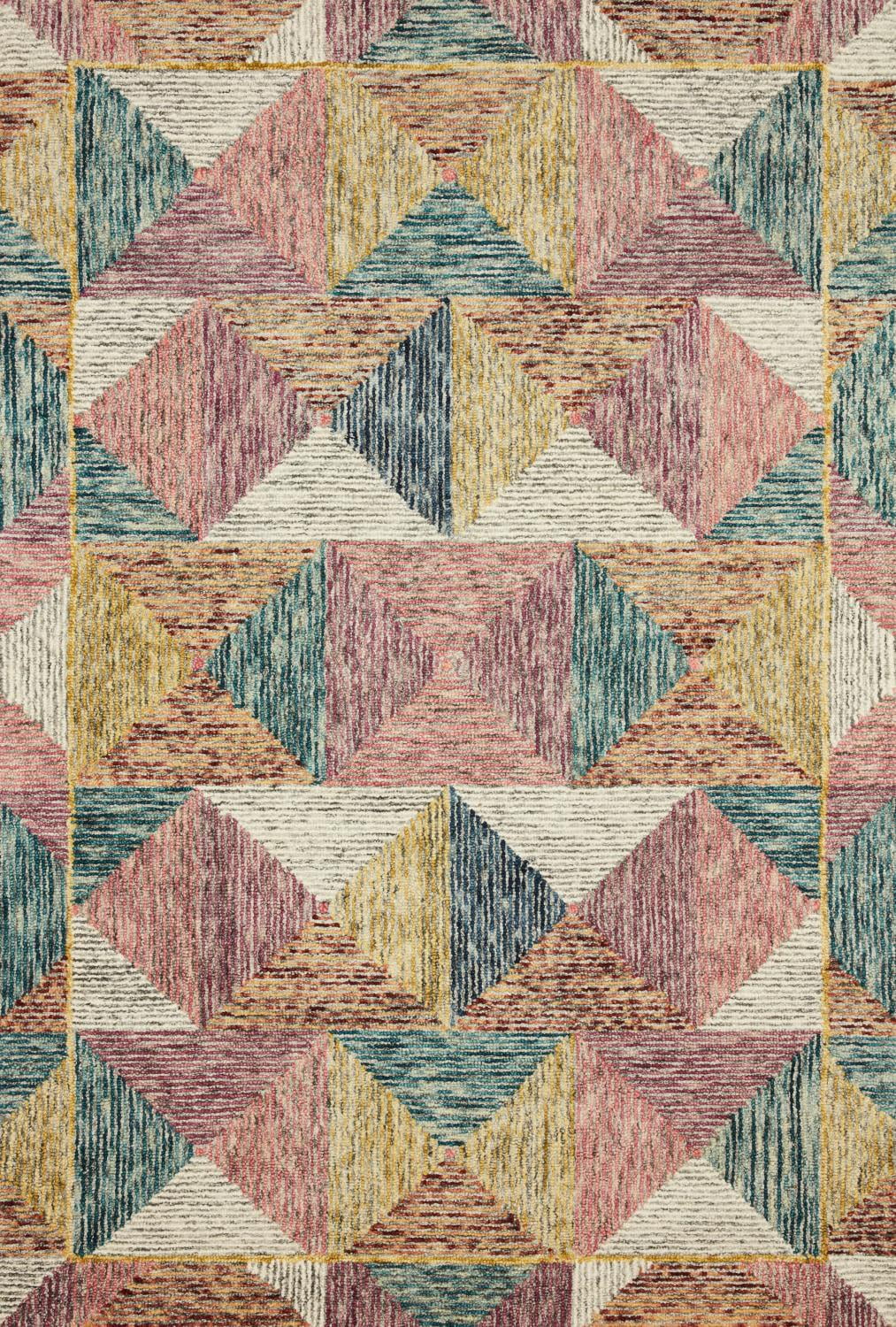 Loloi Spectrum Geometric Silver / Fiesta Area Rug