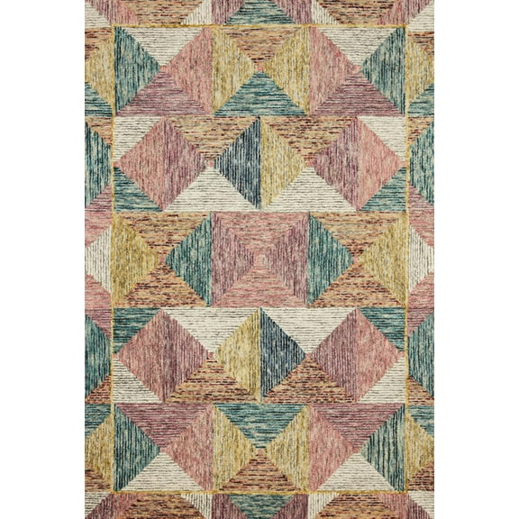Loloi Spectrum Geometric Silver / Fiesta Area Rug