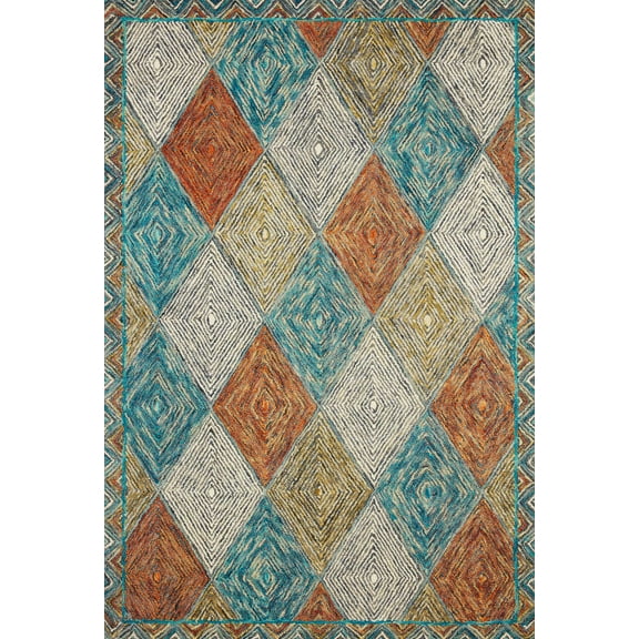 Loloi Spectrum Geometric Sunset / Ocean Area Rug