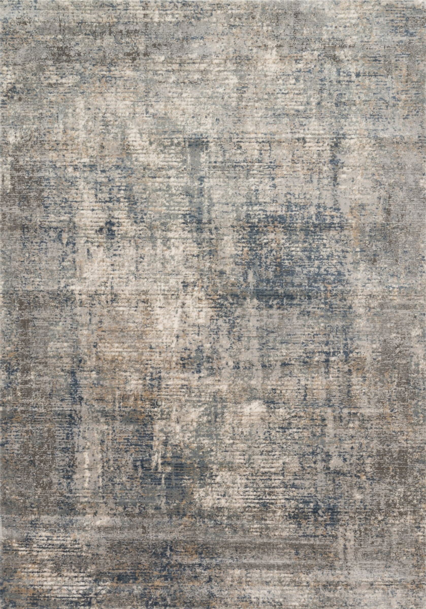 Loloi II Teagan Abstract Denim / Slate Area Rug