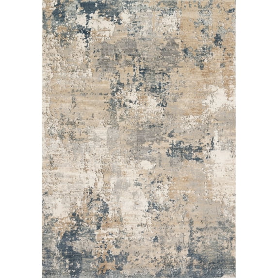 Loloi Teagan Abstract Sand / Mist Area Rug