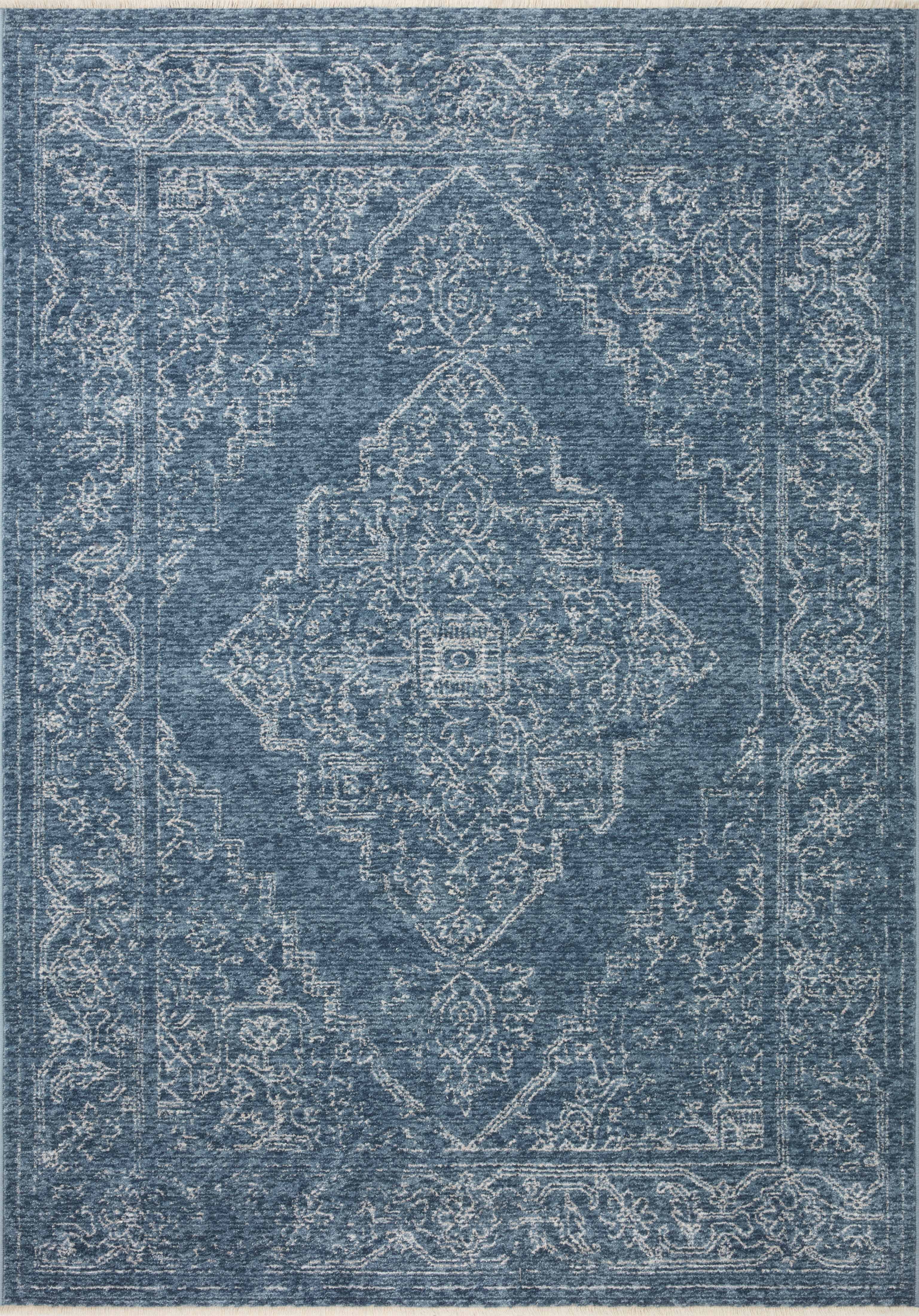 Loloi Vance Denim / Dove 2'-7" x 10'-0" Runner Rug