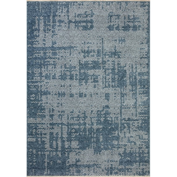 Loloi Vance Denim / Dove 2'-7" x 12'-0" Runner Rug