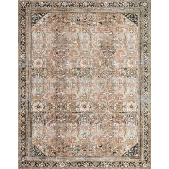 Loloi II Wynter WYN-02 Auburn / Multi Oriental Area Rug 2'-0" x 5'-0"