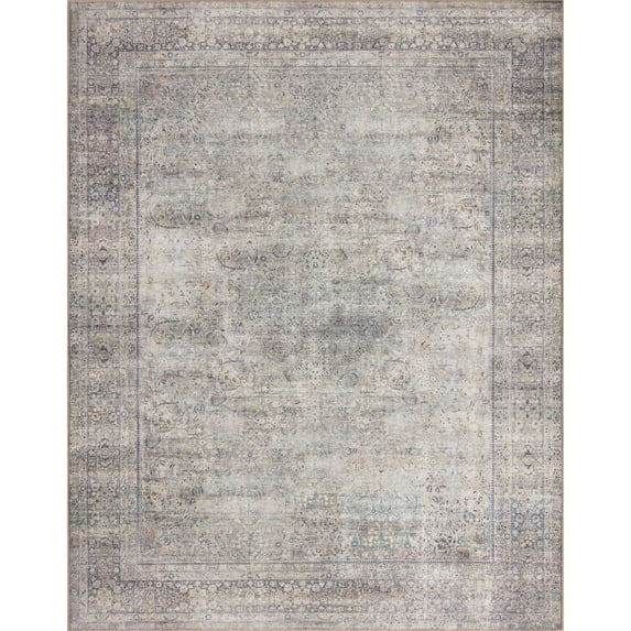 Loloi Wynter Silver / Charcoal 2'-3" x 3'-9" Accent Rug