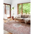 thumbnail image 1 of Loloi II Wynter WYN-05 Tomato / Teal Oriental Area Rug 2'-0" x 5'-0", 1 of 6