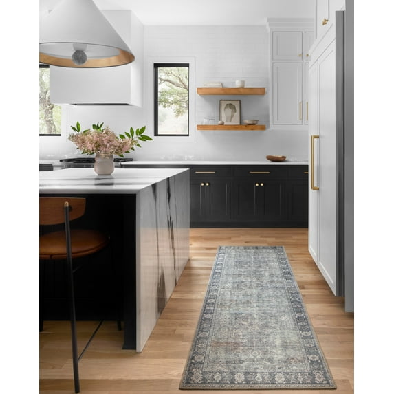 WYN-07 Grey, Charcoal 2-0" x 5-0" Size Rug