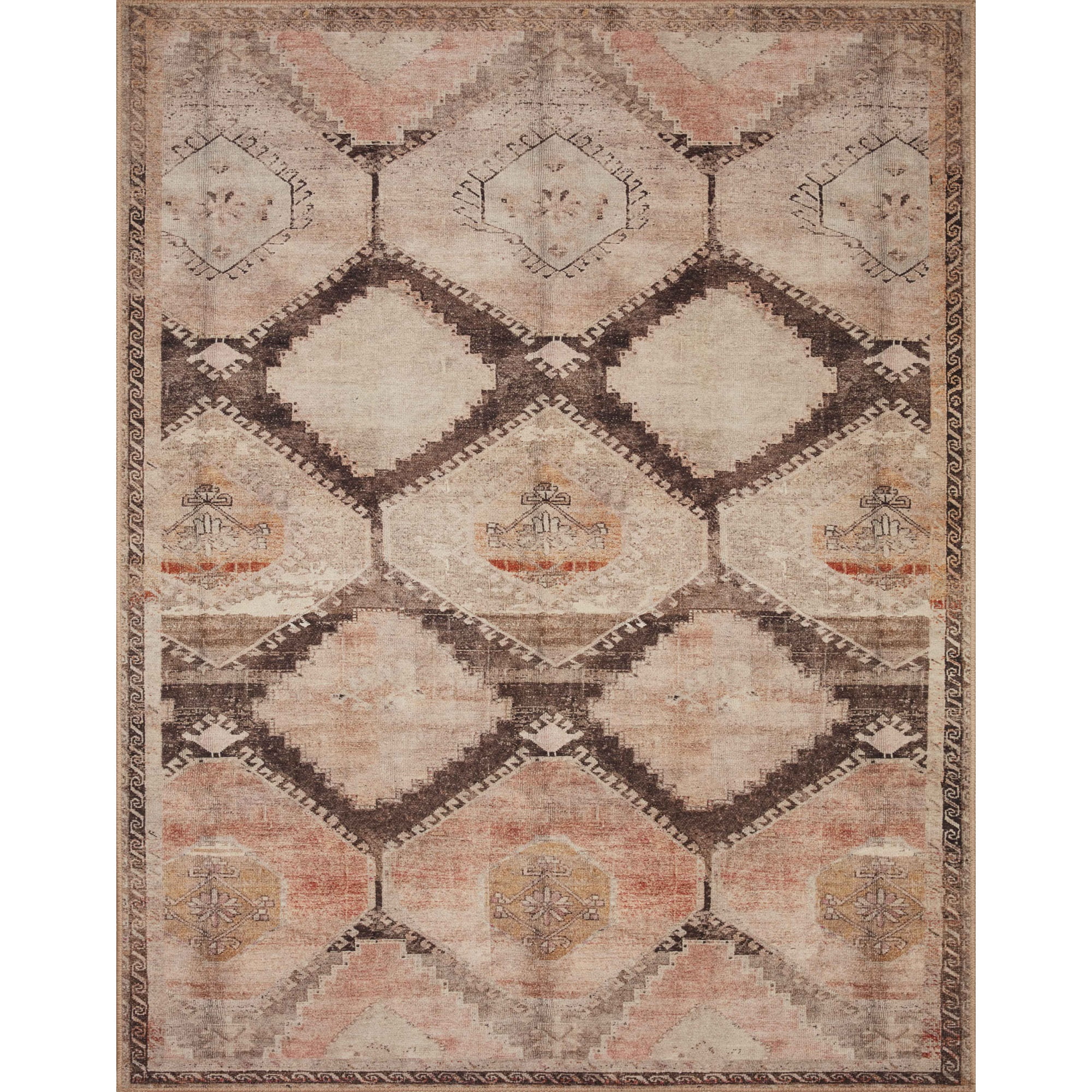 Loloi Wynter Graphite / Blush 8'-6" x 11'-6" Area Rug