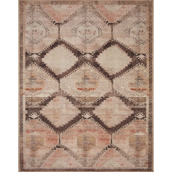 Loloi Wynter Graphite / Blush 8'-6" x 11'-6" Area Rug