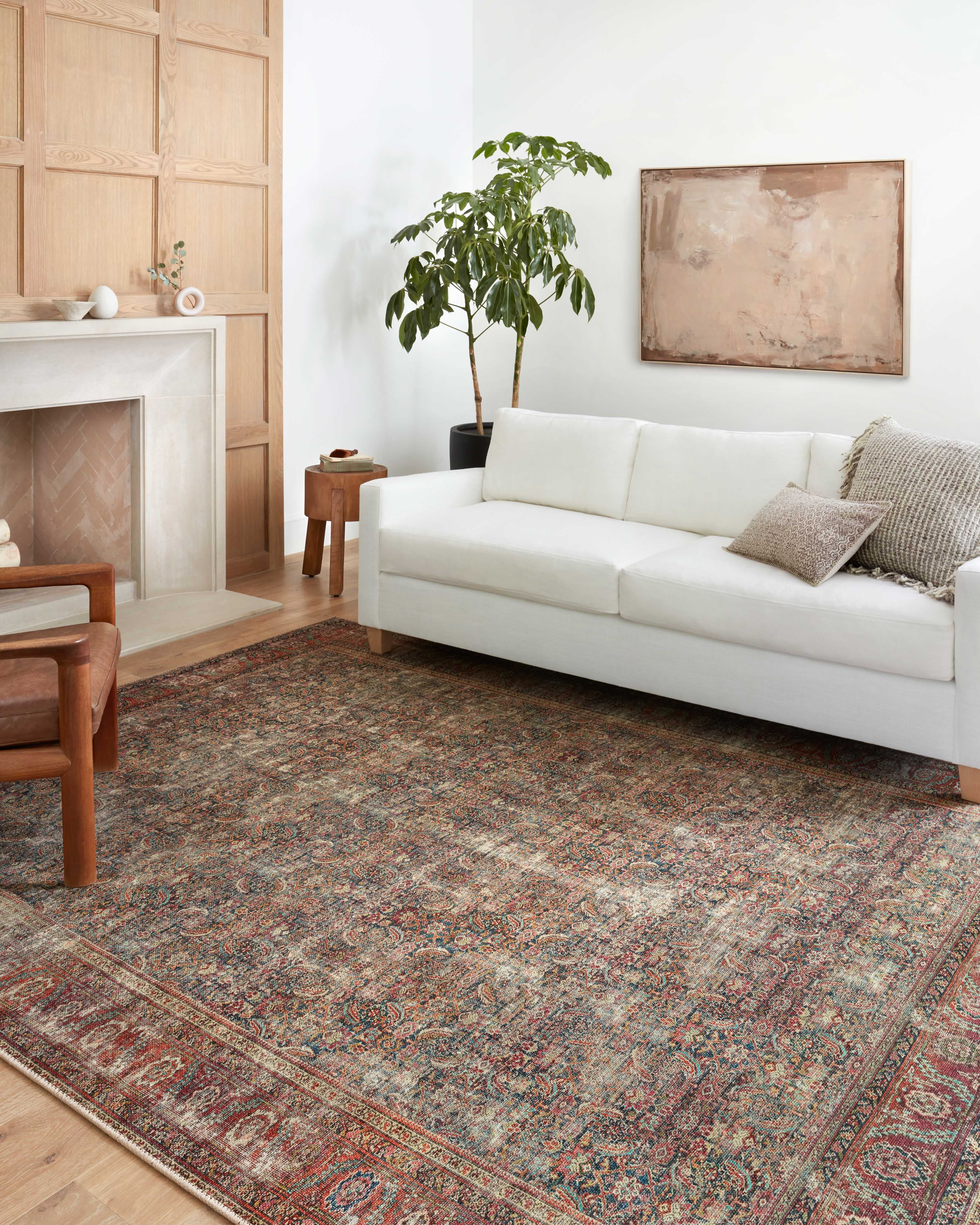 Loloi Wynter WYN-09 Onyx / Multi Oriental Area Rug 2'-6" x 9'-6"