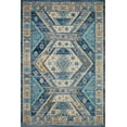 thumbnail image 1 of Turkish & Persian Kilim-Style Zion Ocean / Gold Area Rug 18" x 18" Sample, 1 of 8