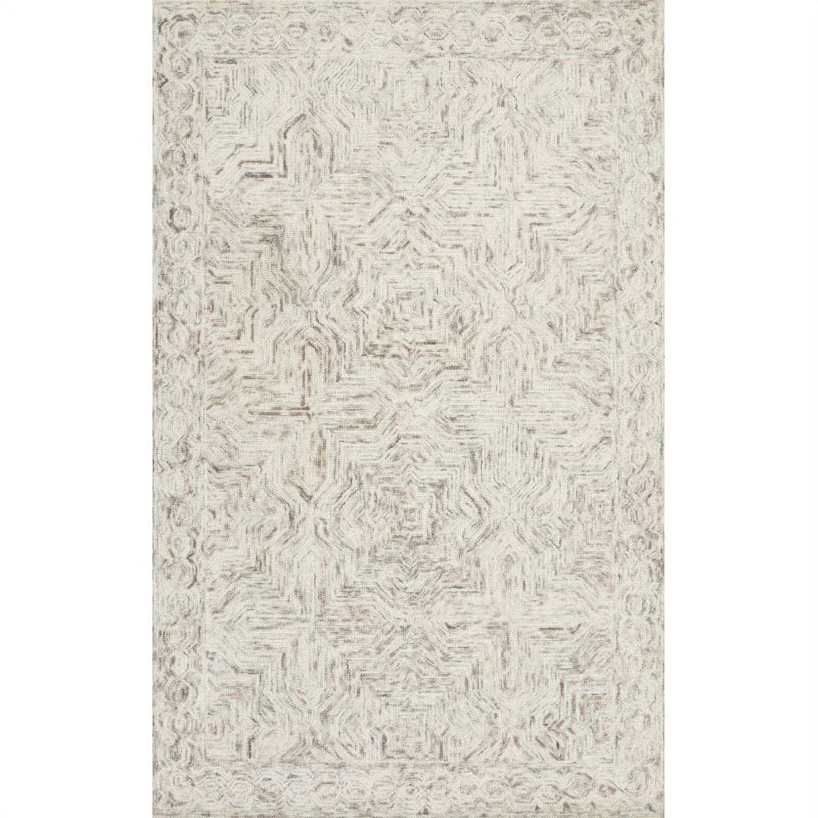 Loloi Ziva Contemporary Area Rug, Neutral, 9'x13'