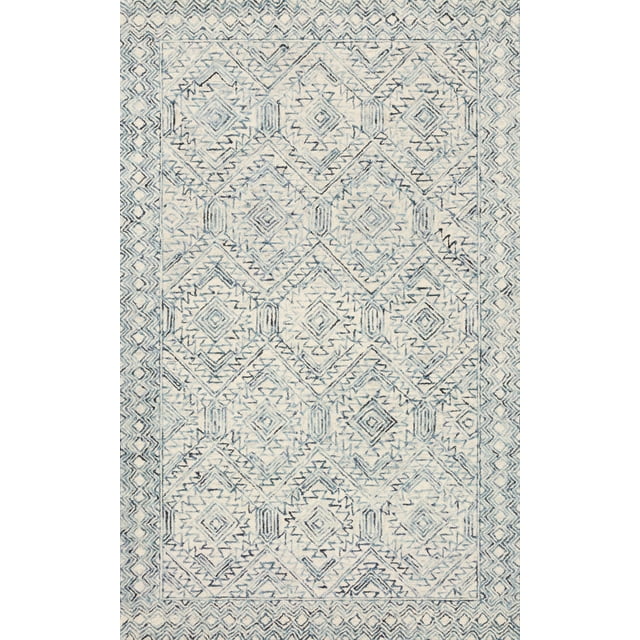 Loloi II Ziva Contemporary Bluestone Area Rug