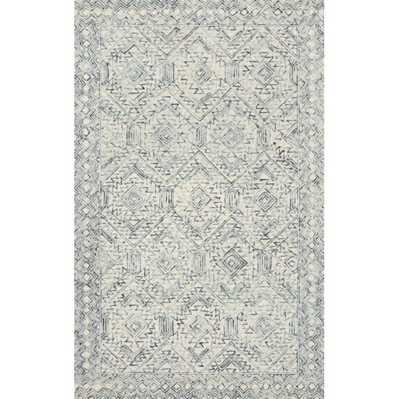 Loloi II Ziva Contemporary Bluestone Area Rug