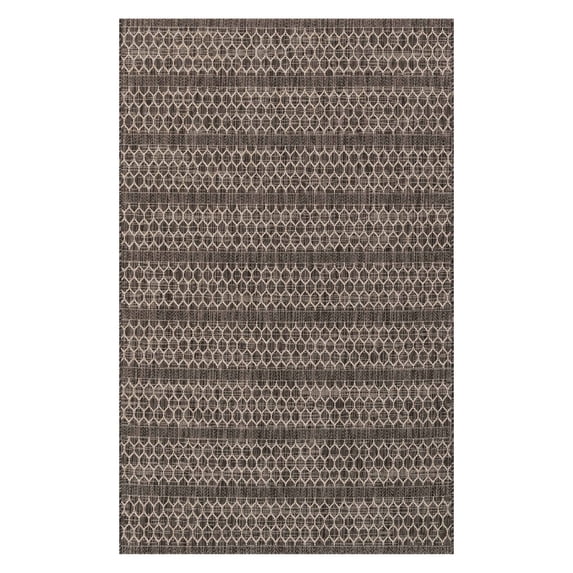 Loloi Isle 9'2" x 12'1" Rug in Black and Gray