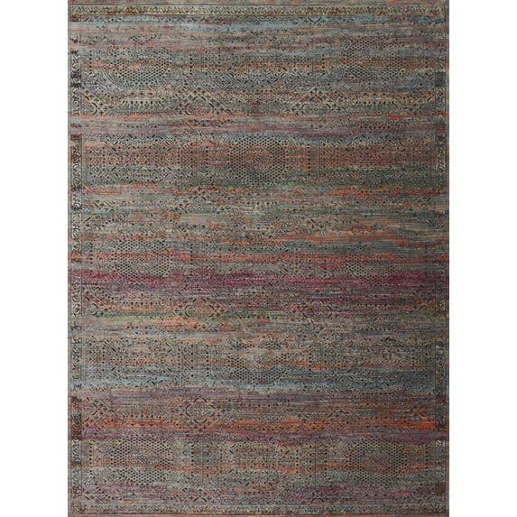 Loloi Javari Charcoal Sunset Power Loomed Area Rug, 12' x 15'