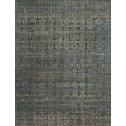 Loloi Javari Steel / Lagoon Power Loomed Area Rug, JV-07 Design, 12 x 15