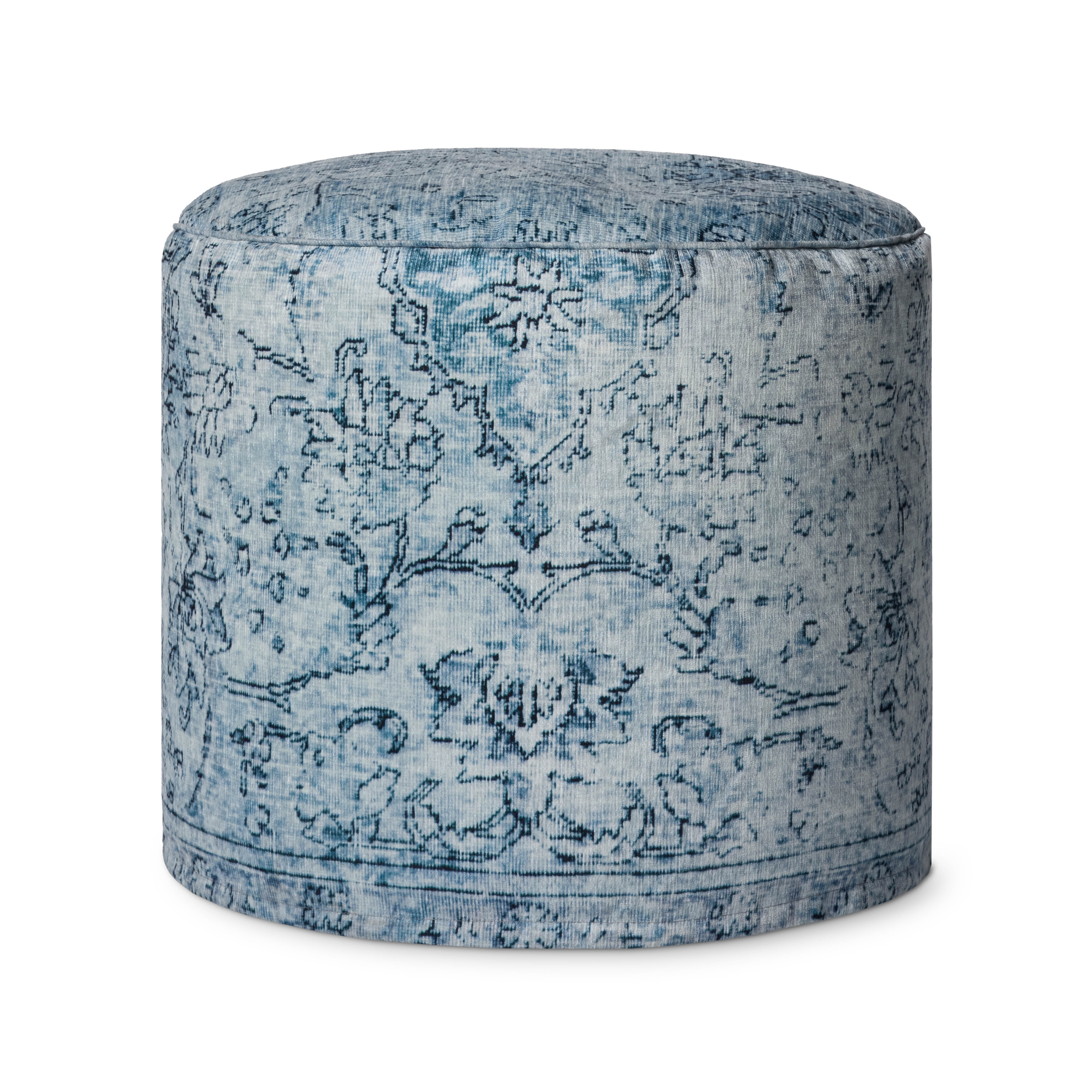 Loloi LPF559 Slate 18x 18 x 20 Pouf