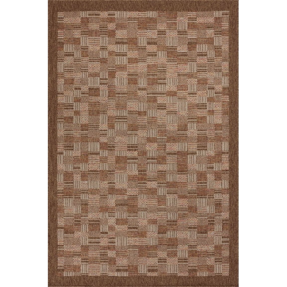 Loloi Merrick Chestnut / Fiesta 5' x 7'-7" Area Rug