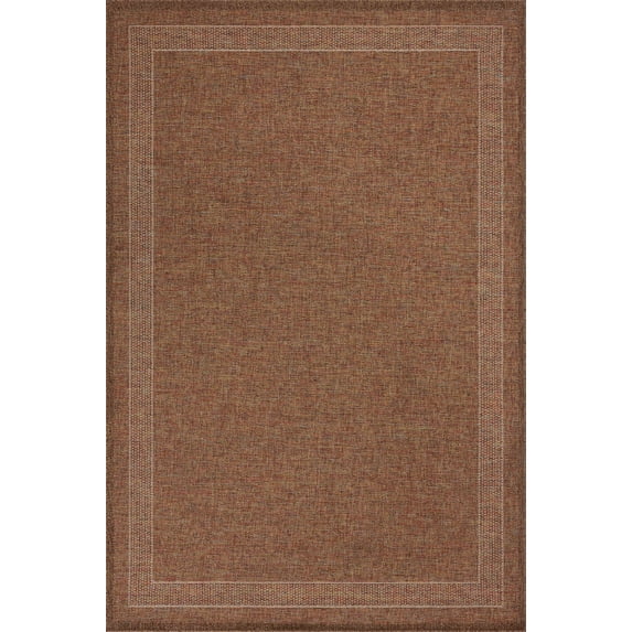 Loloi Merrick Cinnamon / Multi 7'-6" x 10' Area Rug