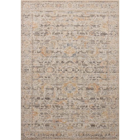 Loloi Milena Charcoal / Apricot 2'-0" x 3'-0" Area Rug