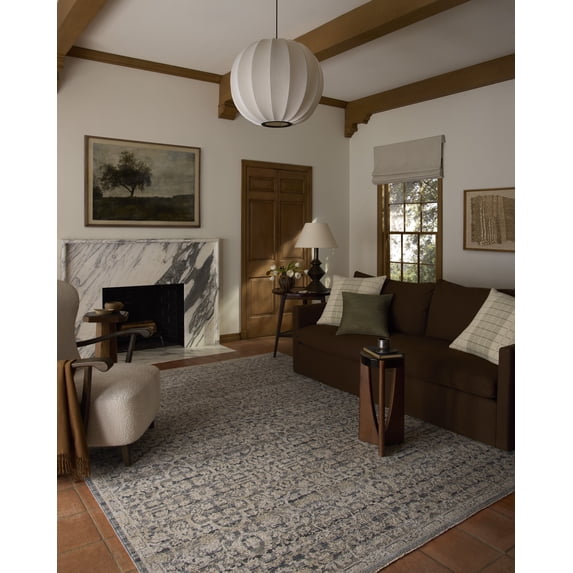 Loloi Milena Denim / Natural 6'-3" x 9'-3" Area Rug