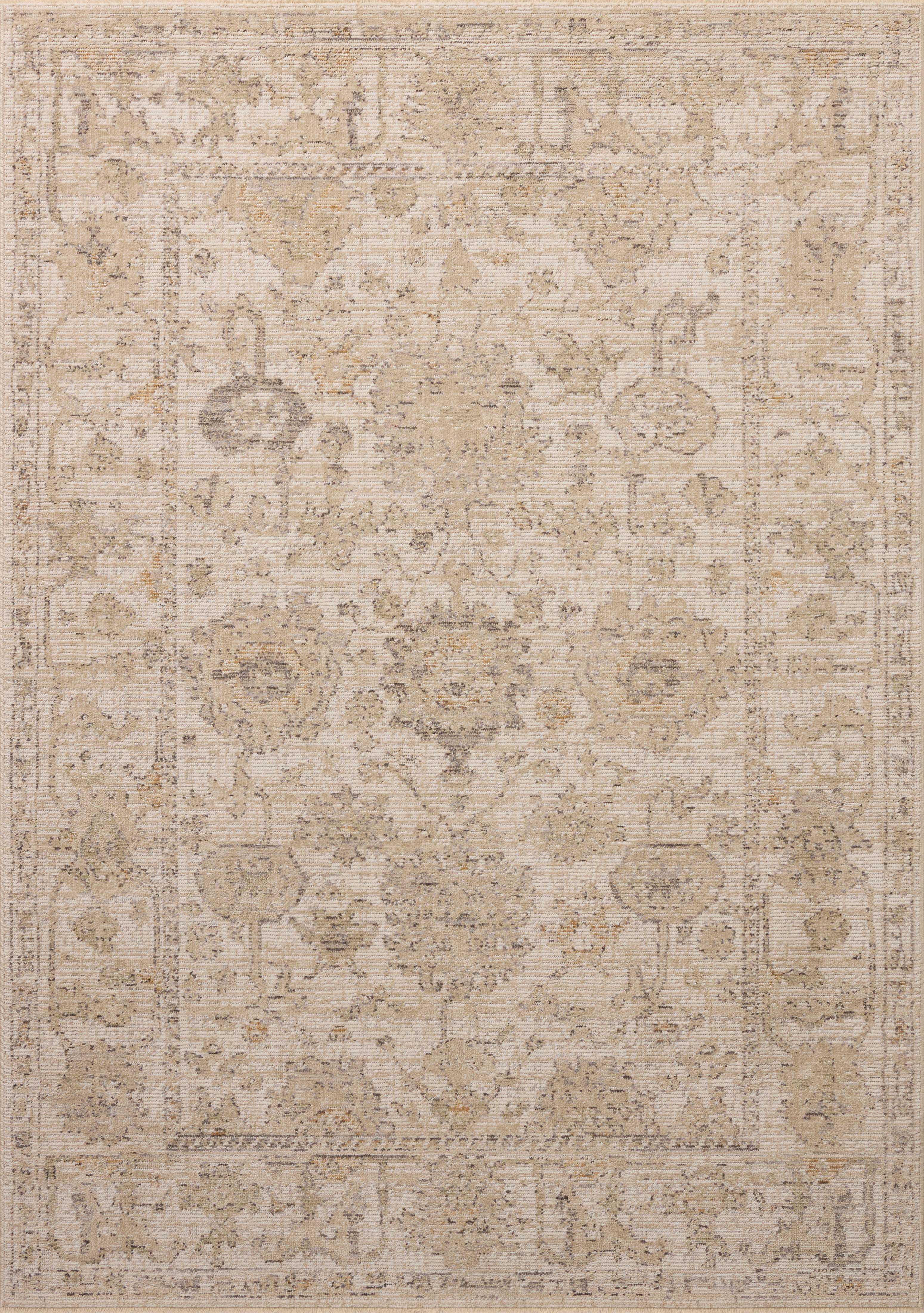 Loloi Milena Ivory / Sand 4'-0" x 7'-6" Area Rug