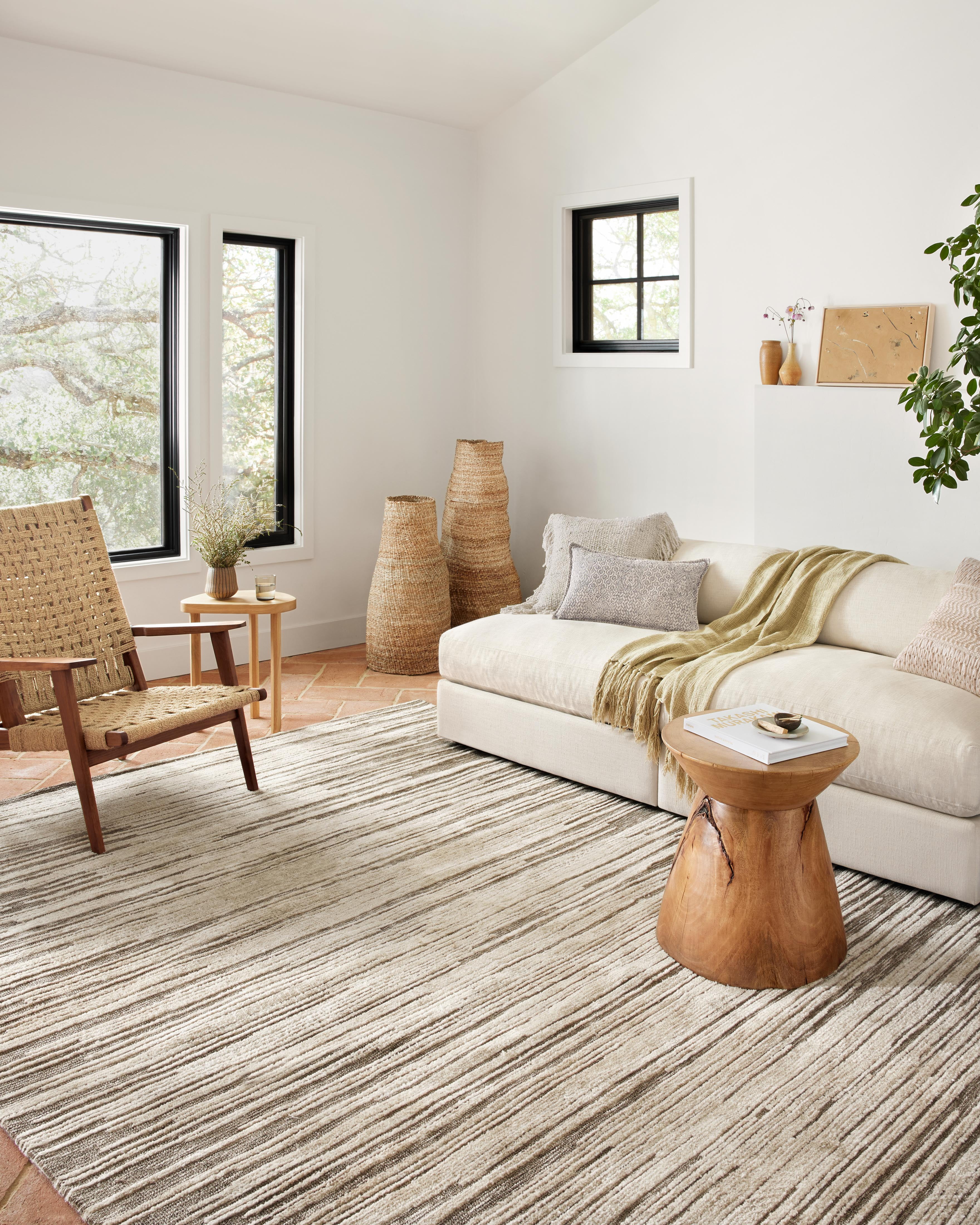 Loloi Neda Taupe / Stone 2'-3" x 3'-9" Area Rug