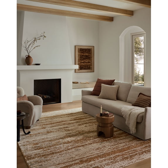 Loloi Nellie Copper / Pebble 6'-3" x 9'-6" Area Rug