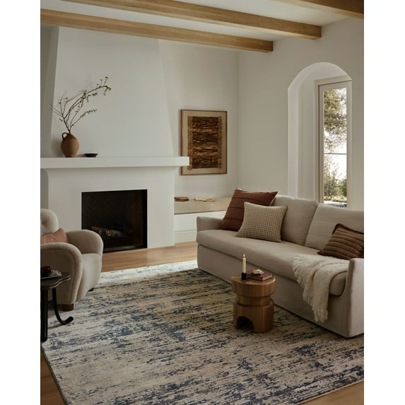 Loloi Nellie Dove / Blue 5'-1" x 7'-6" Area Rug