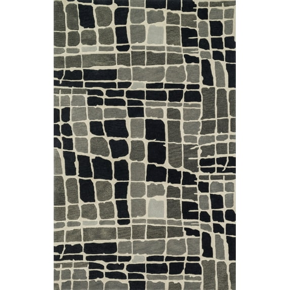 Loloi Nova NV-01-Grey-Black-36x56 Area Rug