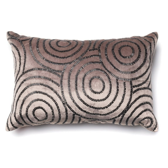 Loloi Contemporary Accent Pillow in Charcoal And Black finish PSETP0110CCBLPIL5