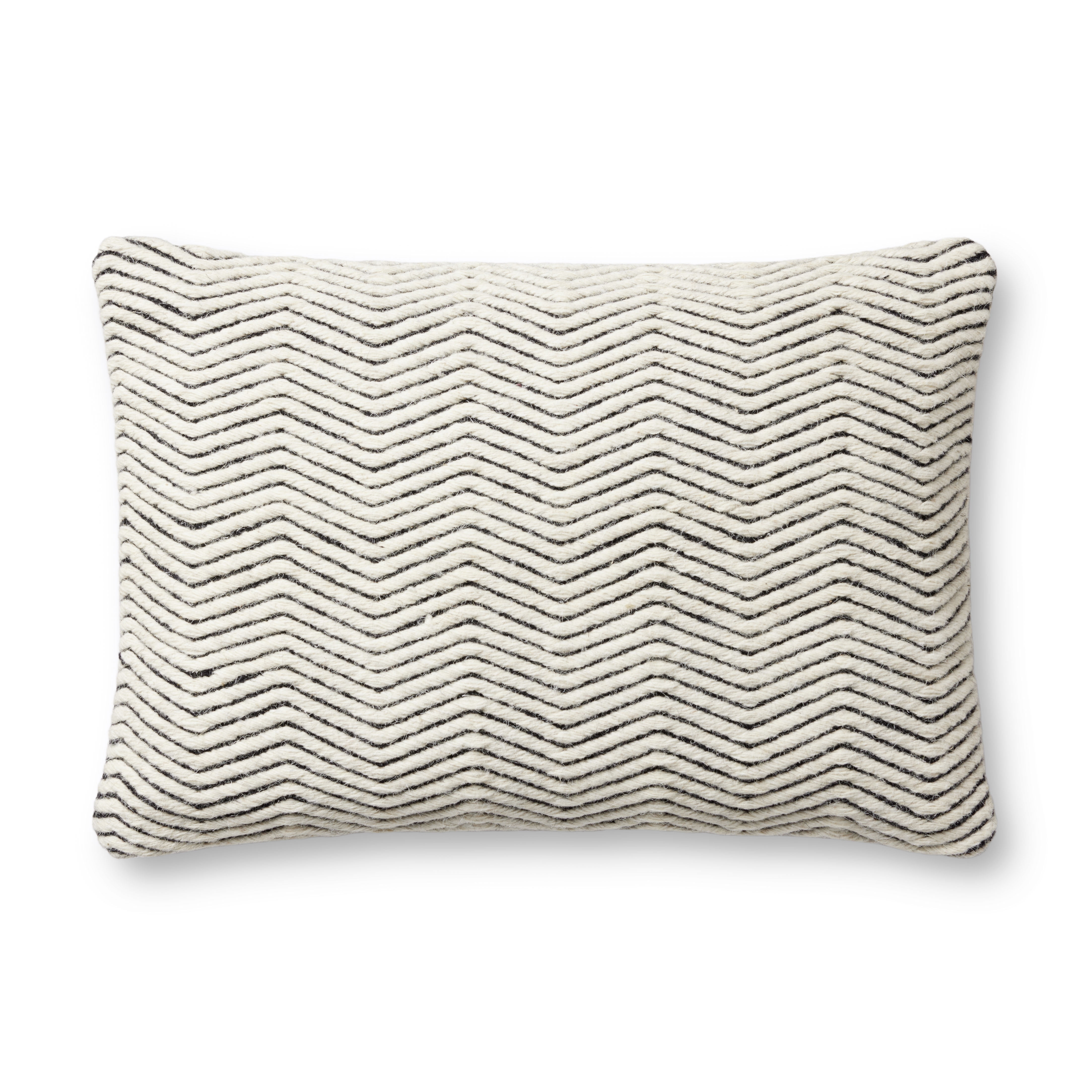 Loloi PL0120 Ivory 16'' x 26'' Decorative Pillow