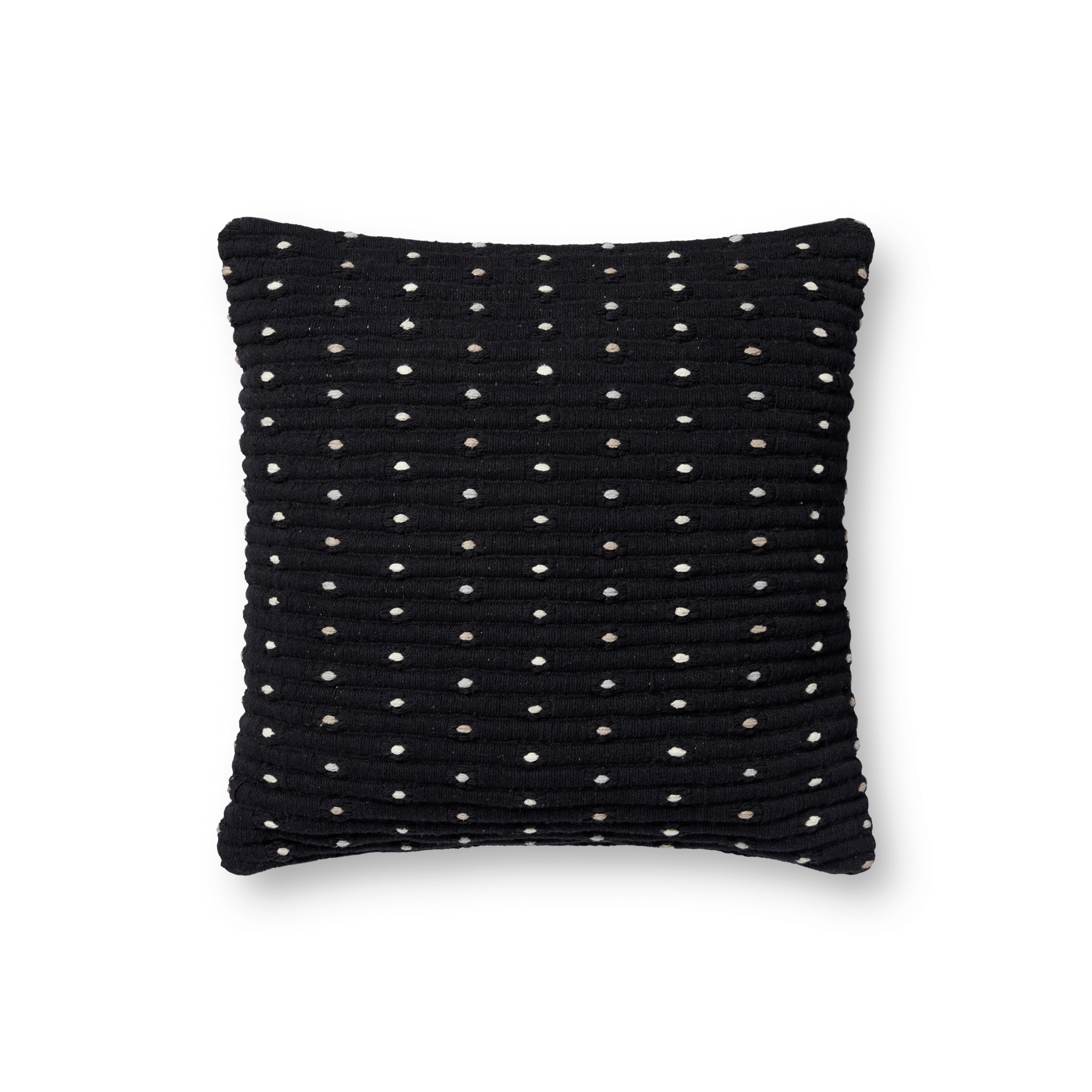 Loloi PLL0118 Black 18'' x 18'' Decorative Pillow