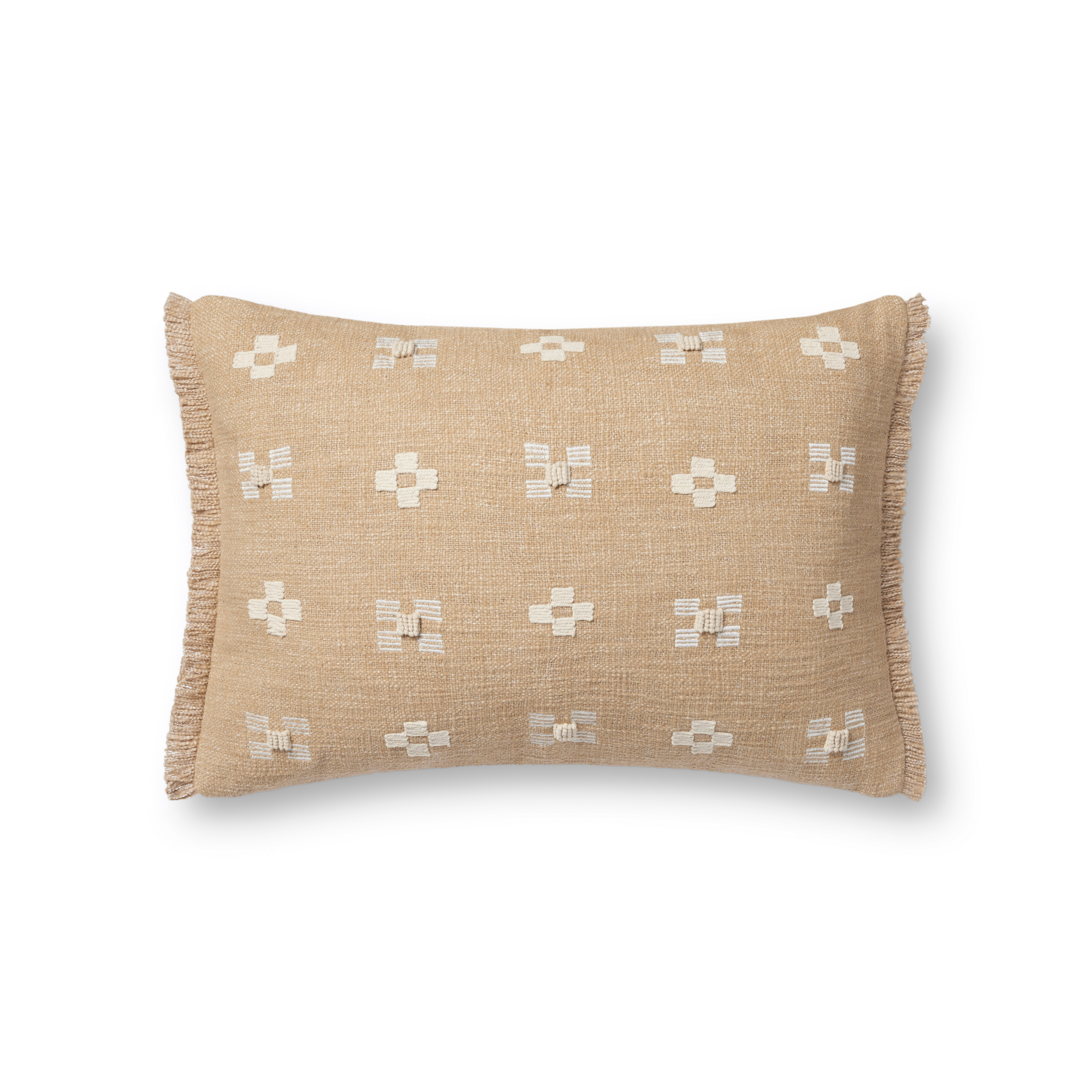 Loloi PLL0122 Natural 13'' x 21'' Decorative Pillow