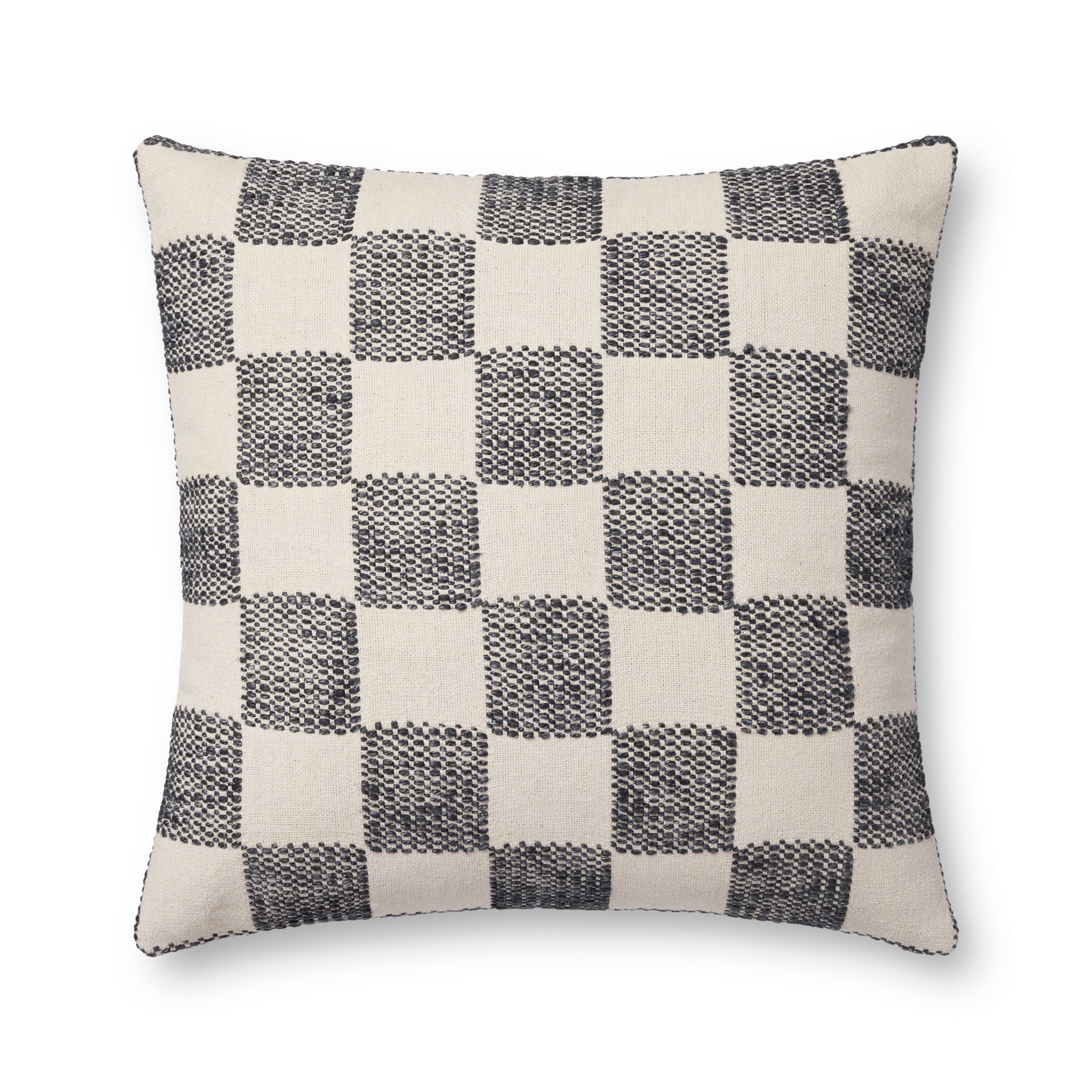 Loloi PLL0123 Black 22'' x 22'' Decorative Pillow