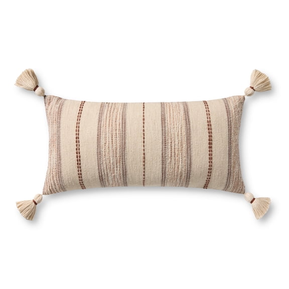 Loloi PLL0157 Ivory / Multi 12'' x 27'' Decorative Pillow