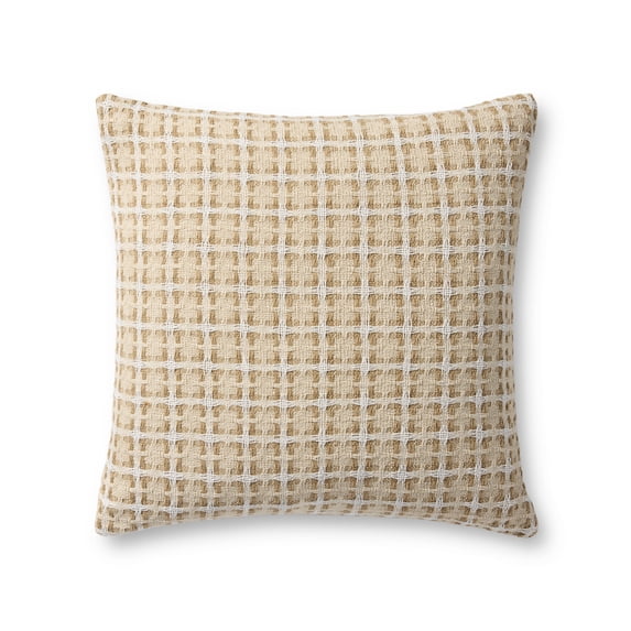 Loloi PLL0169 Natural / Multi 20'' x 20'' Decorative Pillow