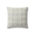 thumbnail image 1 of Loloi PLL0185 Ivory / Blue 18'' x 18'' Decorative Pillow, 1 of 3