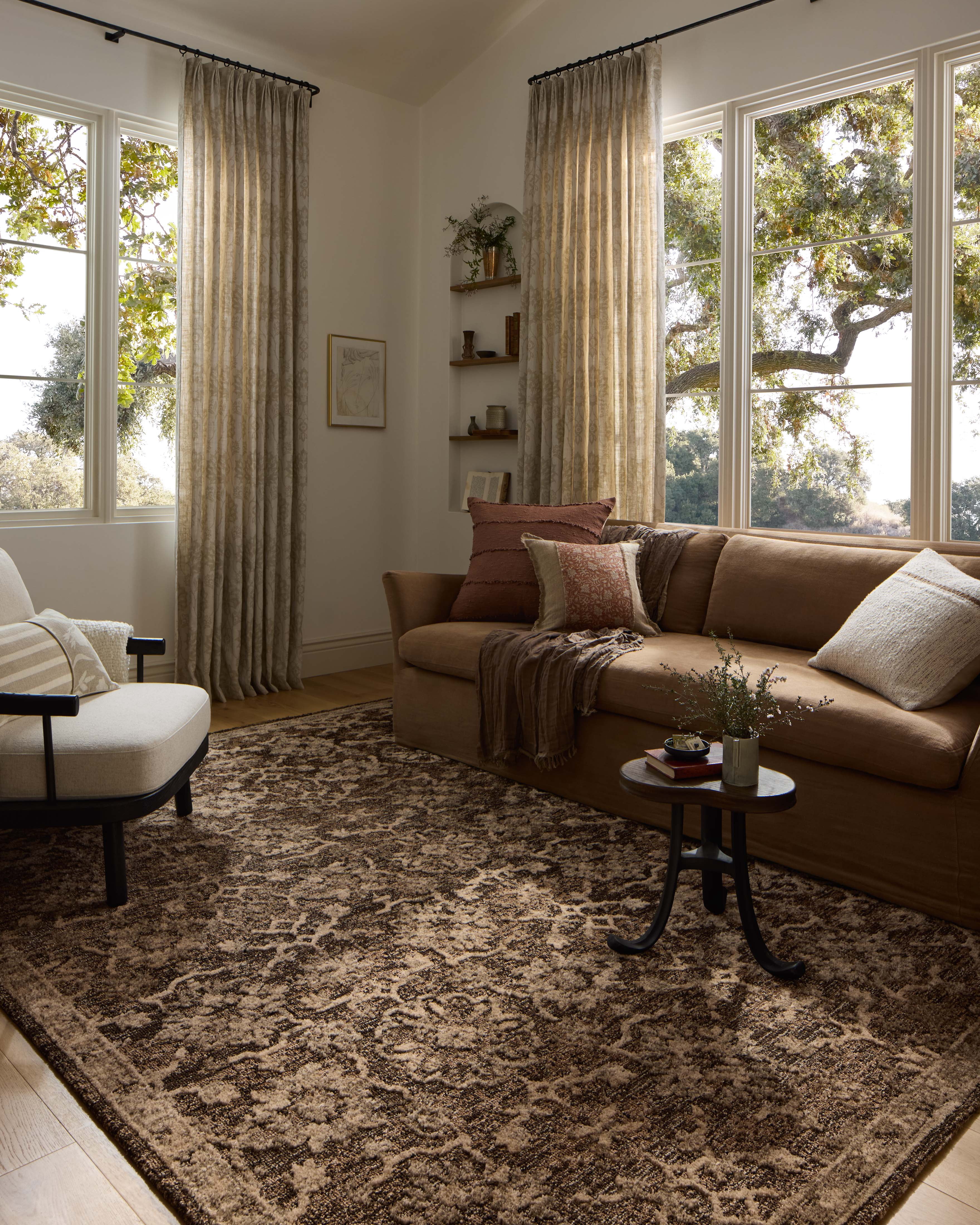 Loloi Percival Bark / Pebble 5'-0" x 7'-6" Area Rug