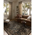 thumbnail image 1 of Loloi Percival Denim /Granite Area 18" x 18" Sample Area Rug, 1 of 6