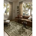 thumbnail image 1 of Loloi Percival Moss / Natural 18" x 18" Sample Area Rug, 1 of 6