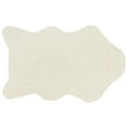thumbnail image 1 of loloi phoebe solid faux fur shag rug, 1 of 4
