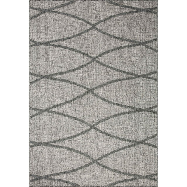 RAI-07 Dove, Grey 9-2" x 12-2" Size Rug