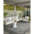 thumbnail image 1 of Indoor Outdoor Loloi Rainier Grey / Charcoal 9'-2" x 12'-2" Area Rug, 1 of 8