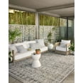 thumbnail image 1 of Indoor Outdoor Loloi Rainier Pebble / Ivory 7'-10" x 10'-10" Area Rug, 1 of 8