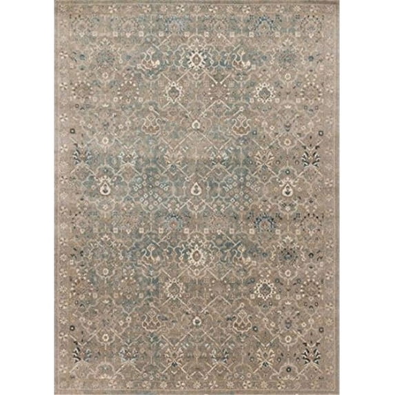 Loloi Century 3'7" x 5'7" Rug in Bluestone