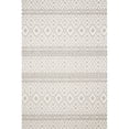 thumbnail image 1 of Loloi Cole COL-04 Indoor/Outdoor Power Loomed 2' 1" x 3' 4" Rectangle Rug in Silver and Ivory (COLECOL-04SIIV2134), 1 of 2