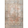 thumbnail image 1 of Loloi Rugs Loren 3'6" x 5'6" Hand Knotted Rug in Terracotta and Blue, 1 of 11