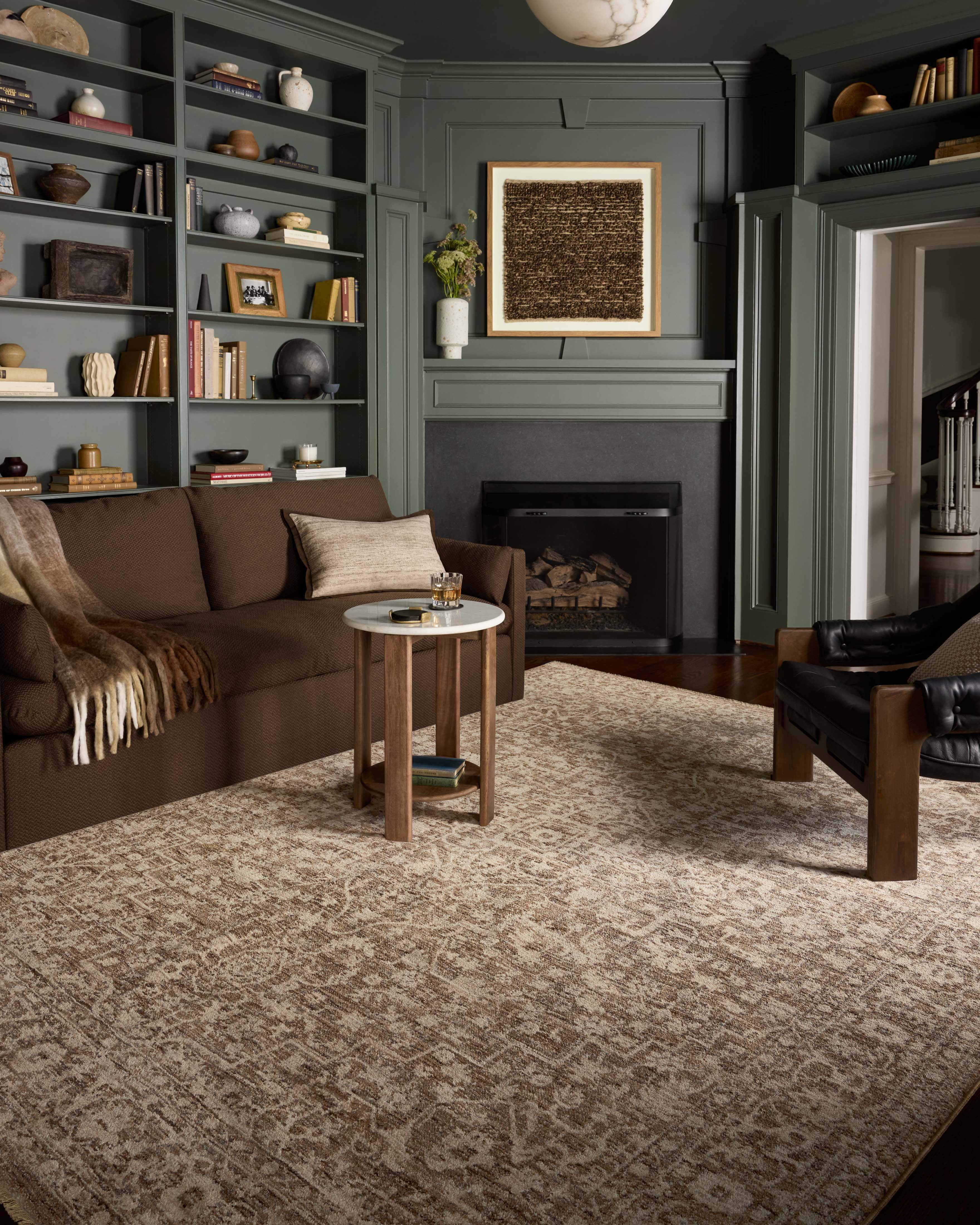 Loloi Newman Dark Taupe / Natural 9'-6" x 13' Area Rug